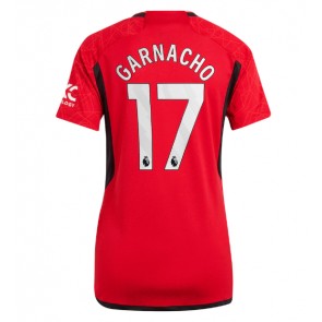 Manchester United Alejandro Garnacho #17 Domaci Dres za Ženska 2023-24 Kratak Rukavima